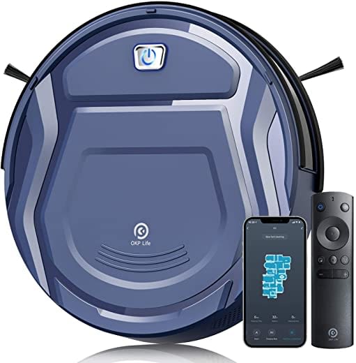 OKP Mini Robot Vacuum Cleaner Robotic Vacuums Super Thin 1800pa